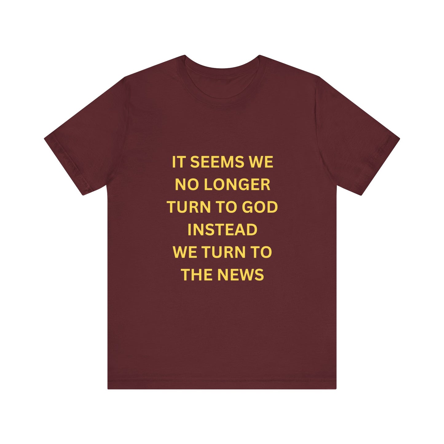 Unisex Jersey Short Sleeve Turn To God
