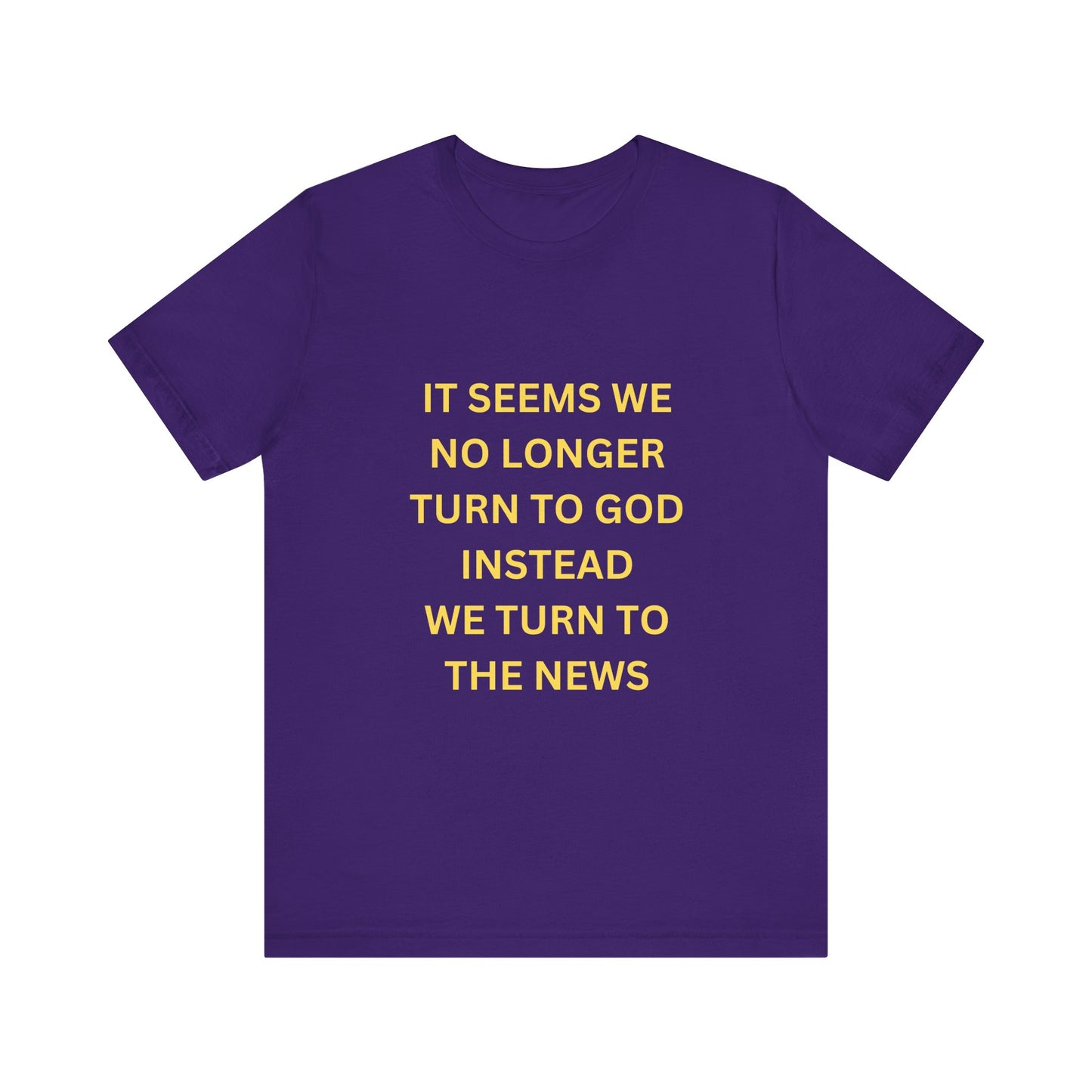 Unisex Jersey Short Sleeve Turn To God