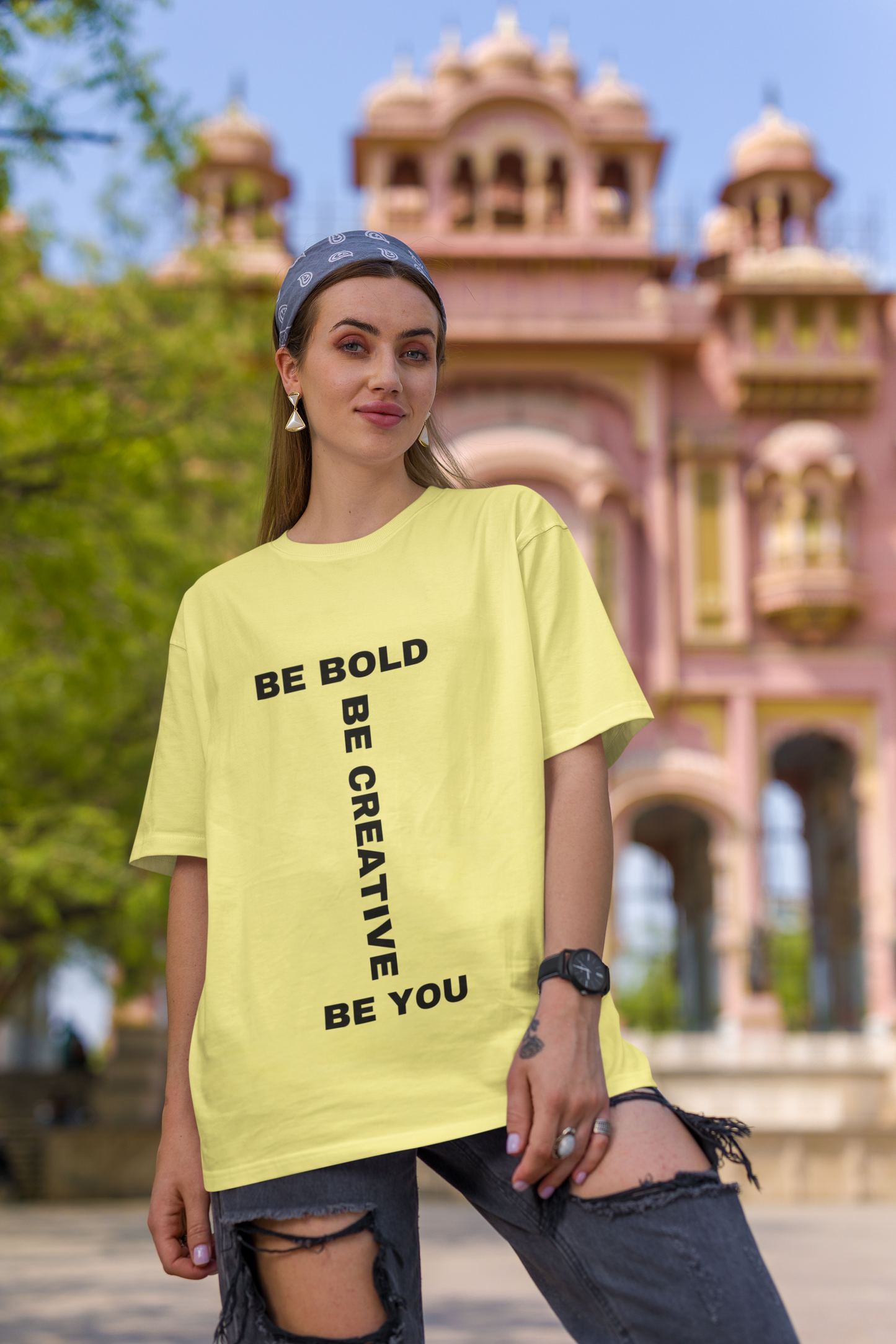 Expressive T-Shirt for Women-Be Bold-Be You