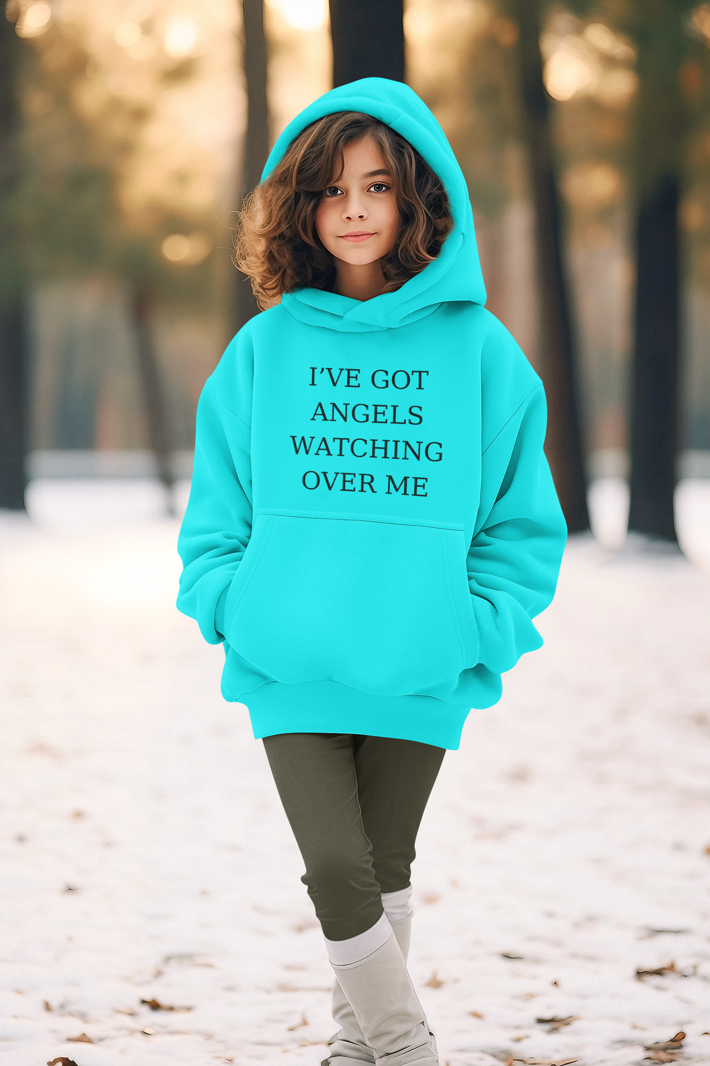 I've Got Angels Watching Over Me Childs Hoode